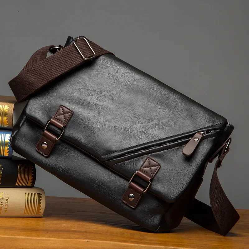 Weixier 2022 Fashion New Single Shoulder Bag Business Leisure Korean Style Mens Single Crossbody Leather Bag Messenger Bags sacT2511112