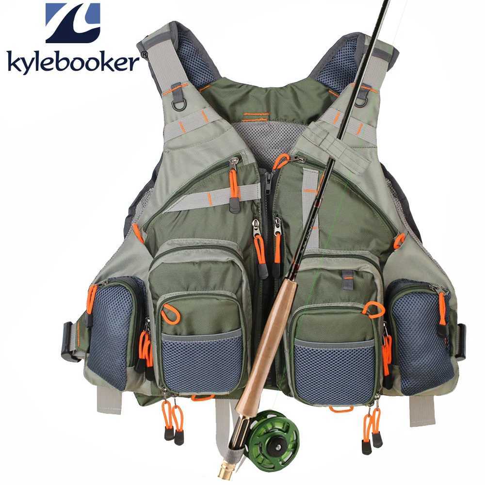 Fly Fishing Vest Multi Pocket Mesh Adjustable Size Gifts for Men and Women Z250411