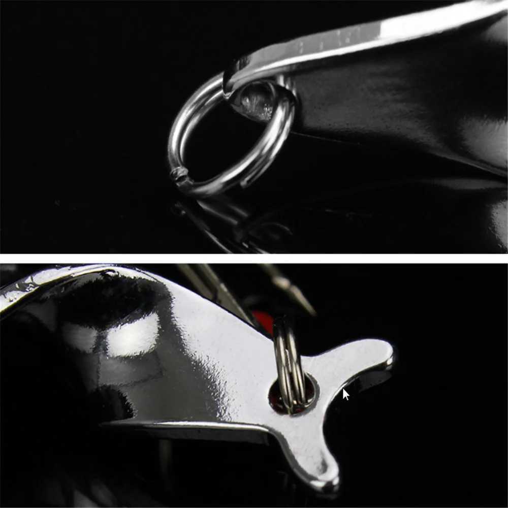 1Pcs Metal Rotating Fishing Bait Spoon Lures 10g 14g 21g 28 Artificial Bass Hard Sequins Treble Hook Crap Pesca Fishing Tackle Z250411