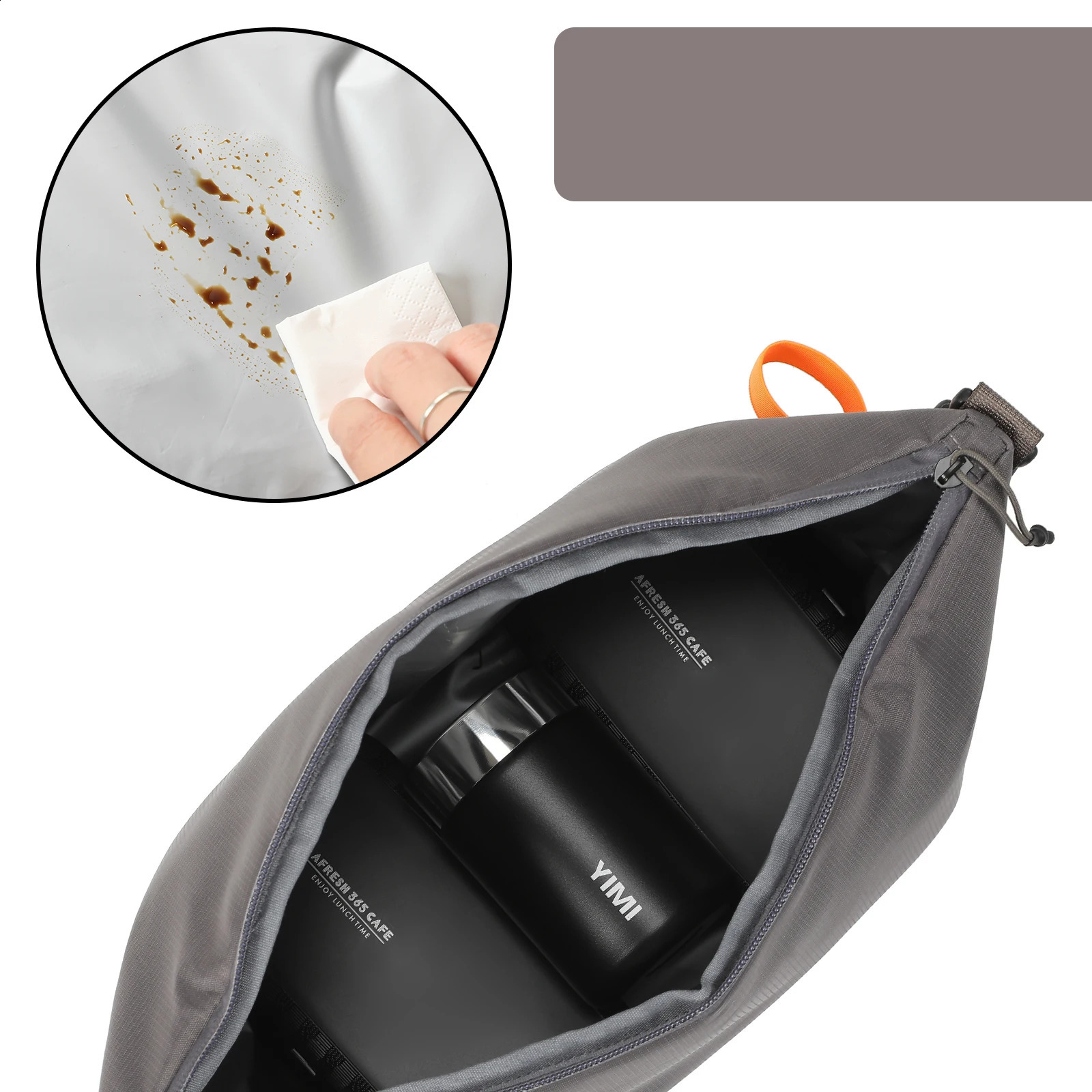 Insulated lunch bag insulated bento bag aluminum foil rice bag aluminum foil rice bag ice bag portable picnic food storage bag 250410
