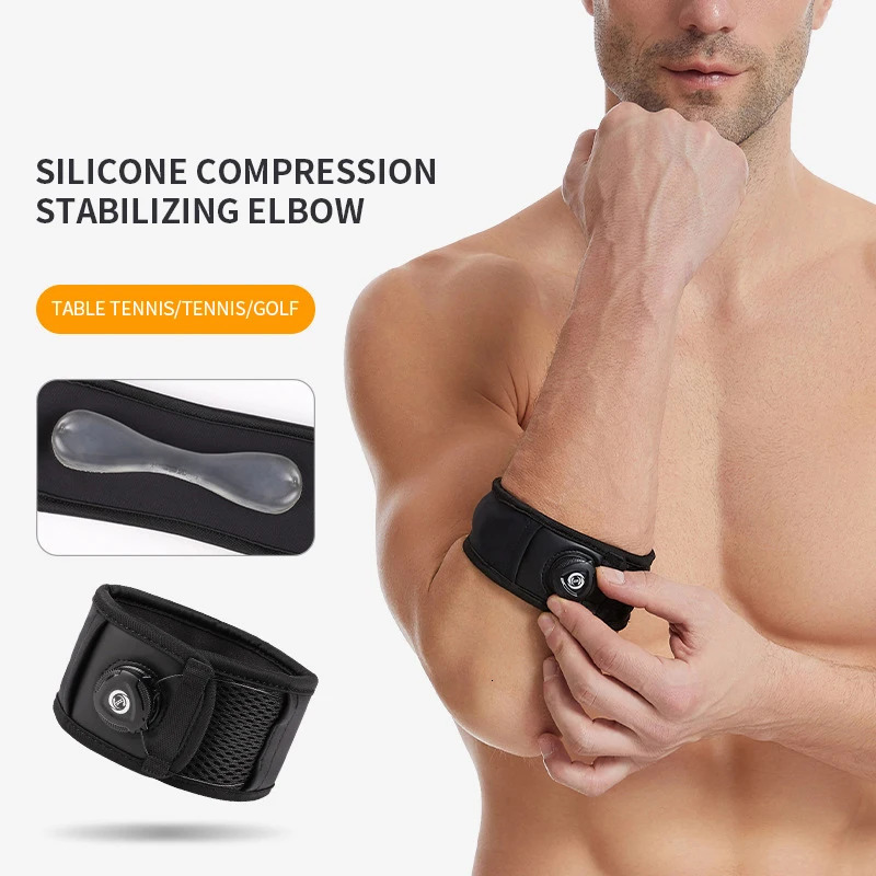 1PC2PC GOUNOD Adjustable Basketball Tennis Golf Elbow Support Golfers Strap Pads Lateral Pain Syndrome Epicondylitis 251112