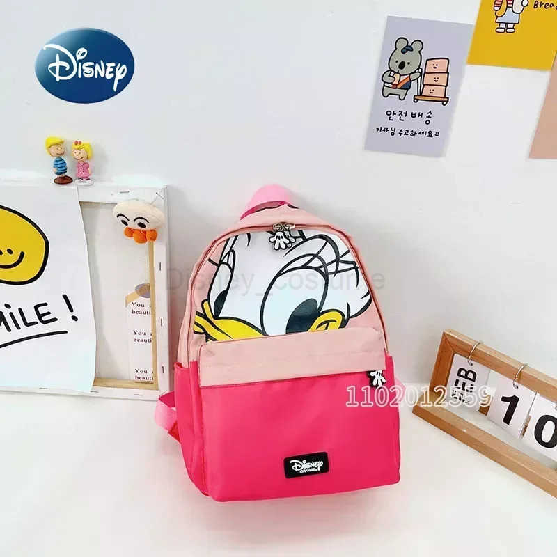 Disney Mickey New Childrens School Bag Cartoon Cute Childrens Backpack Fashion Luxury Brand Boys School Bag High Quality X250412