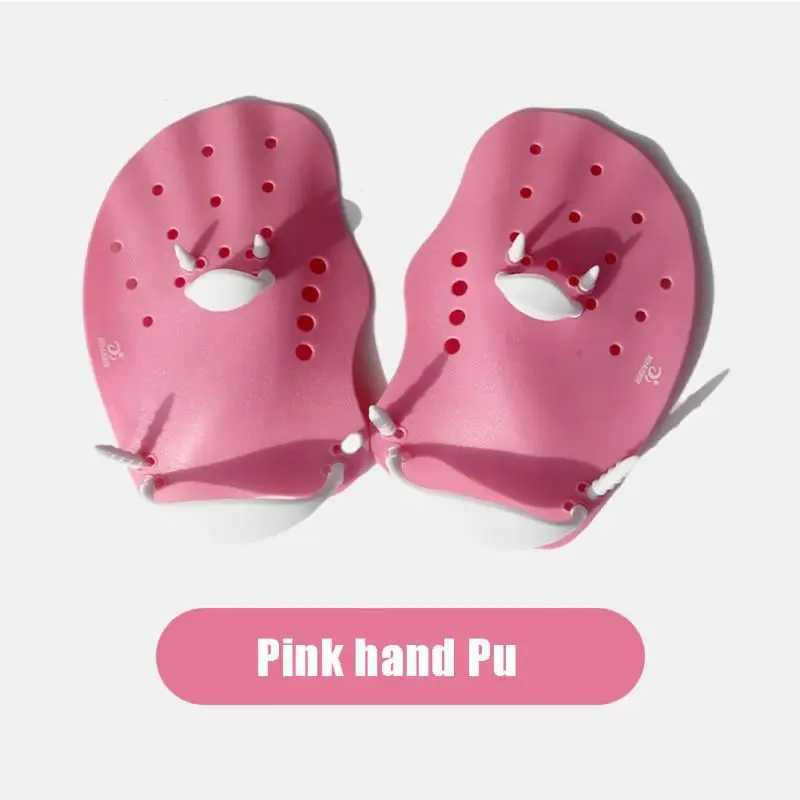 Adults children professional swimming paddles girls orthotics fingers lapels palm fingers internet gloves paddles for water sportsY250412