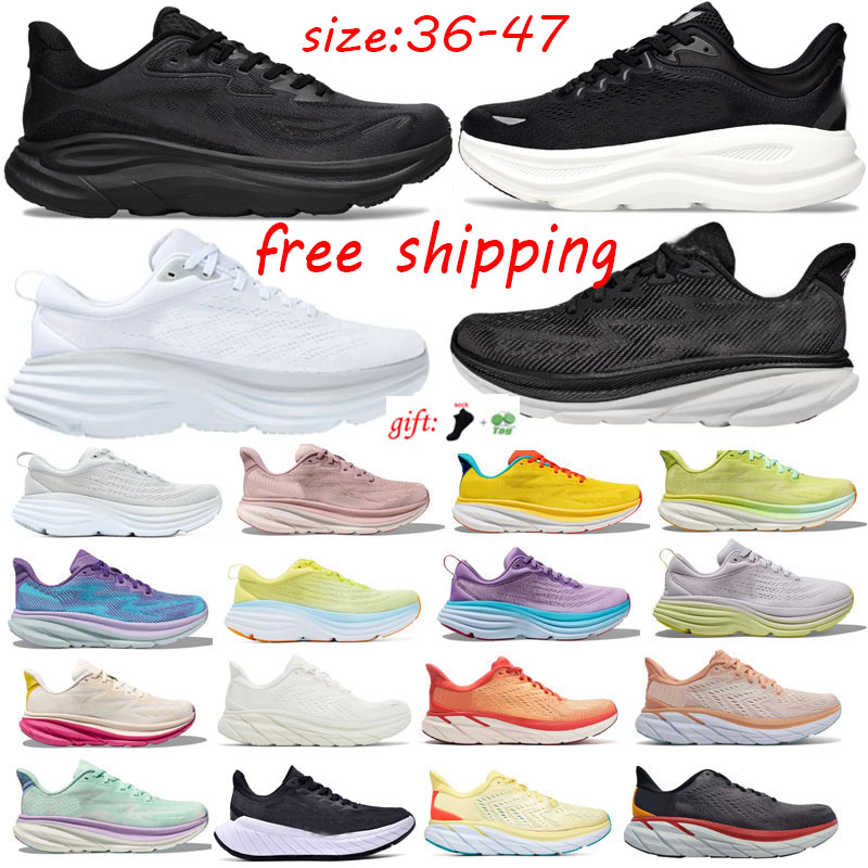 Women Men Running Shoes Designer Sneakers Triple Black White Pink Sports Sneaker Womens Mens Womens Sports Shoes Outdoor Trainers size 36-47 Free Shipping