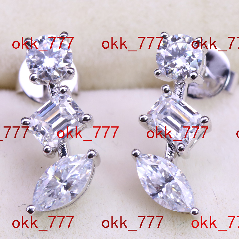 High Quality Moissanite 14k Gold Earring