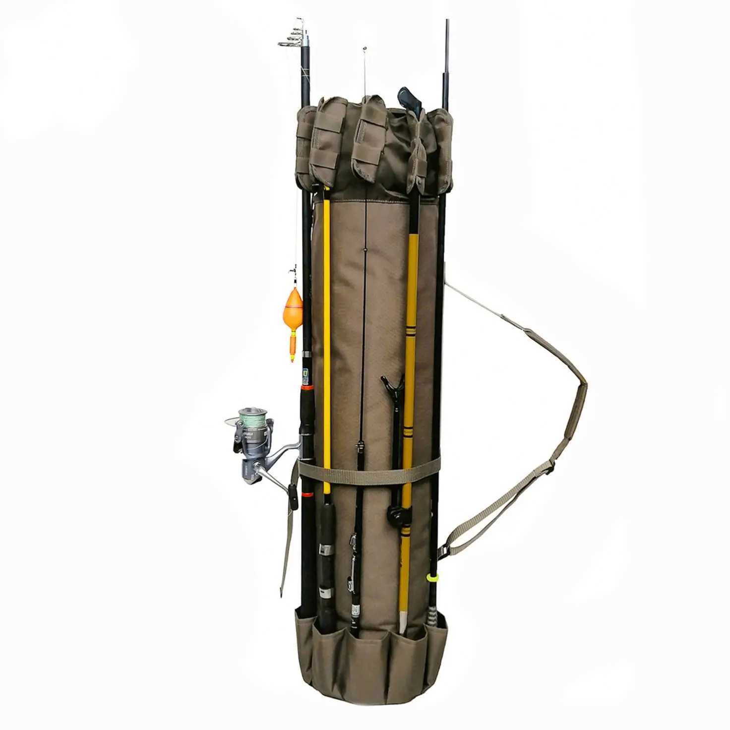 Factory Waterproof Multifunctional Fishing Rod Bag Gear Portable Hard Fishing Rod Holdall Case For Fly Fishing Rods Z250411