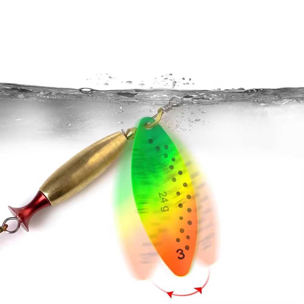 NGB Spinner Bait 18g-24g Fishing Lure Spoon Saltwater Lure Accessories Treble Hook Metal Hard Lure Wobblers Tackle Z250411