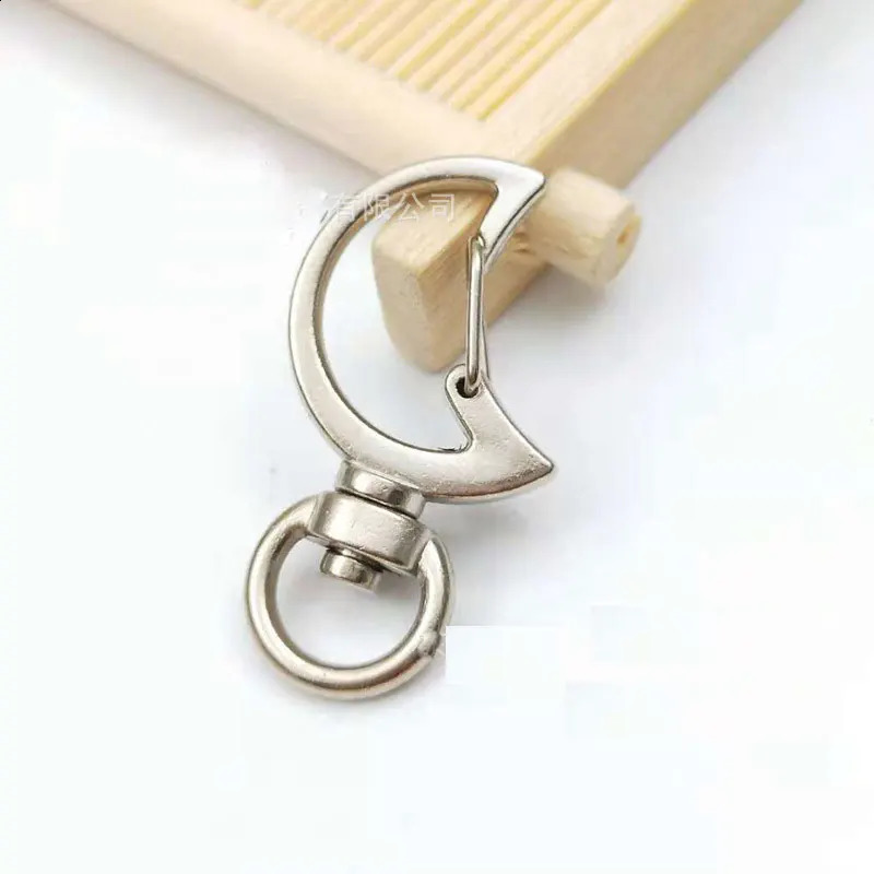 50 pieces of star heart moon pentagonal hollow keychain DIY accessories hook lobster buckle jewelry making discovery 250409