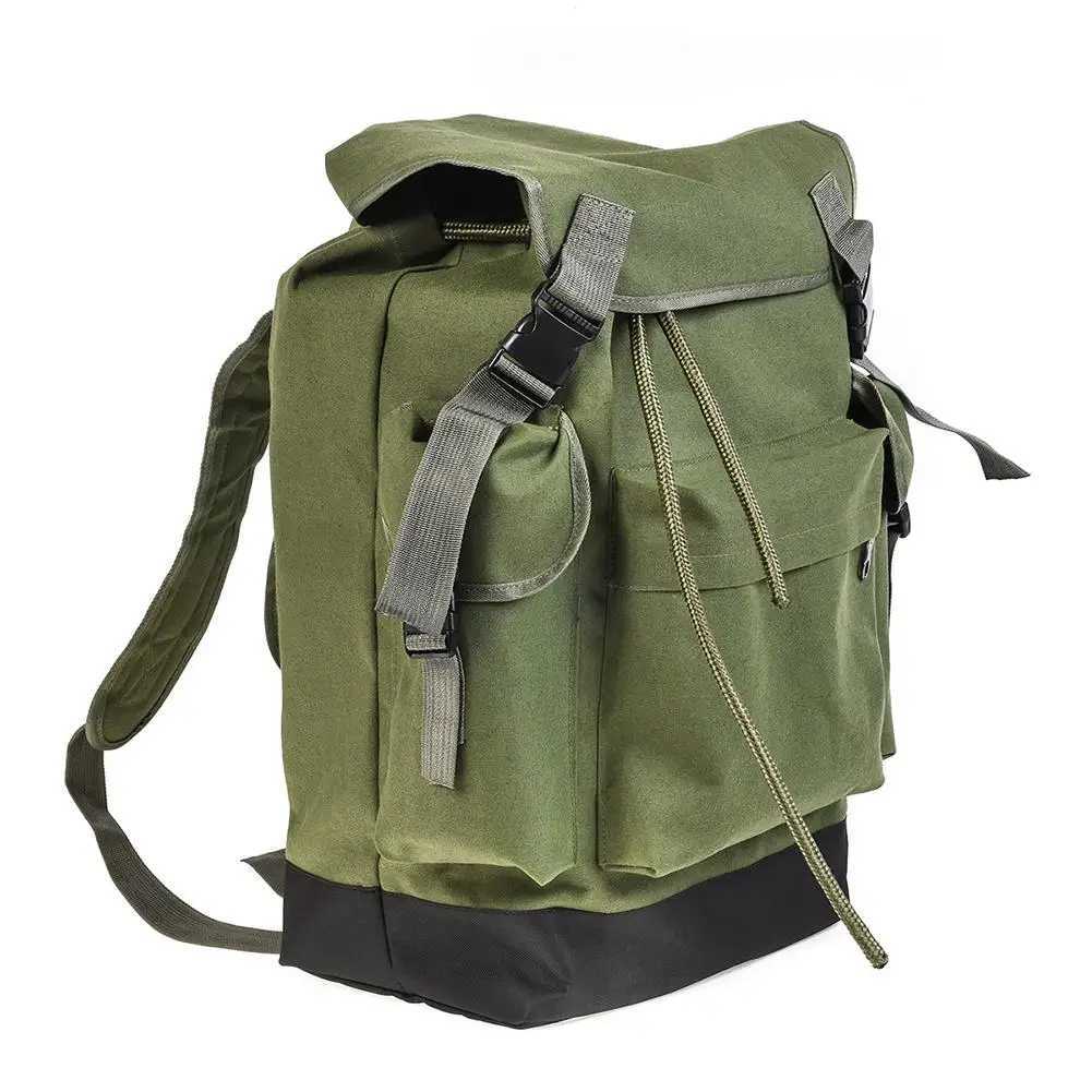 70L Army Green Fishing Gear Bag Large Capacity Outdoor Backpack For Camping Hunting Climbing Bags Tool Waterproof Durable Pack Z250411