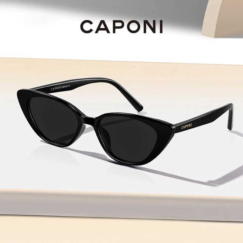 CAPONI Cat Eye Trend Women Sunglasses Polarized Anti-reflective Anti-glare Sun Glasses Female Fashionable Eyewear UV400 CP2227 Z250411