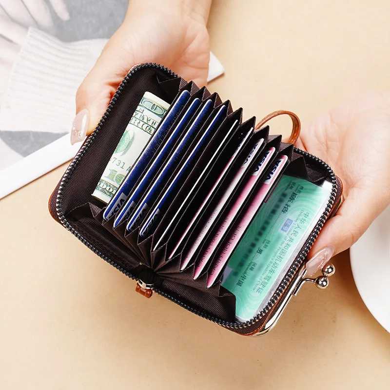womens wallet portable mini card holder coin small change storage bag womens zipper wallet handbag Z250411