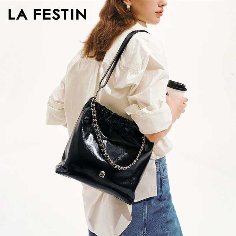 LA FESTIN Original Brand Women's Tote Bag Chain Crossbody Designer Summer Shoulder Bag