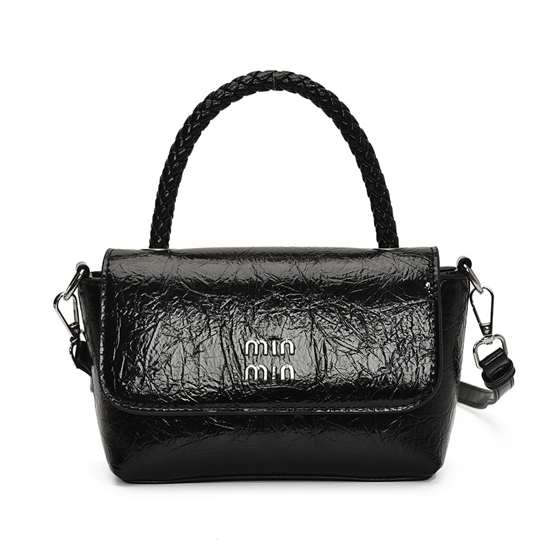 designer bag 2025 Leisure personality solid color small square bag shoulder bag handbag stylish small bag women's bag
