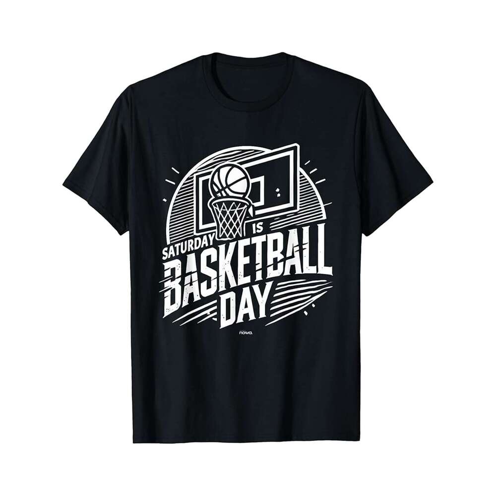 Designer T shirt SATURDAY IS BASKETBALL DAY - 220g T shits