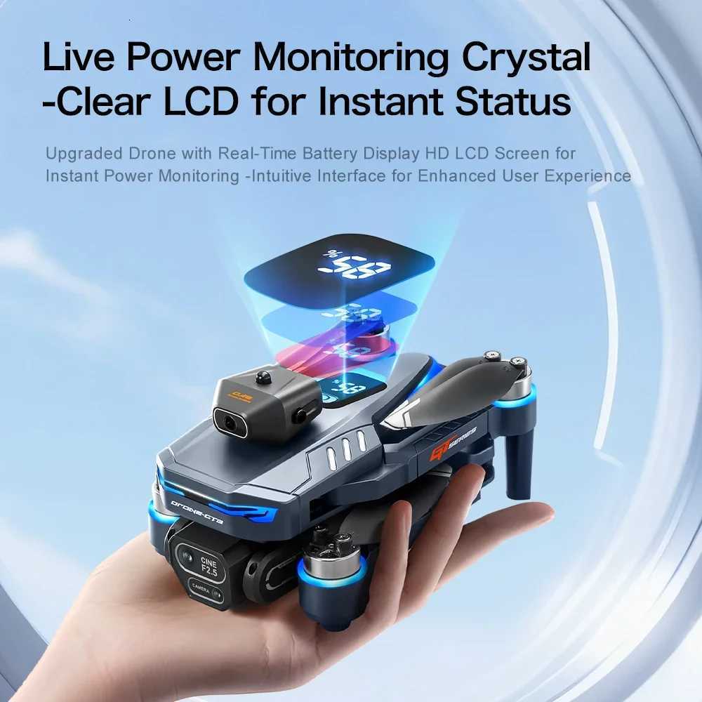 GT8 Drone 6K HD Professinal Dual Camera WiFi Optical flow positioning Bless UAV With sn Obstacle Avoidance RC Drone H251112