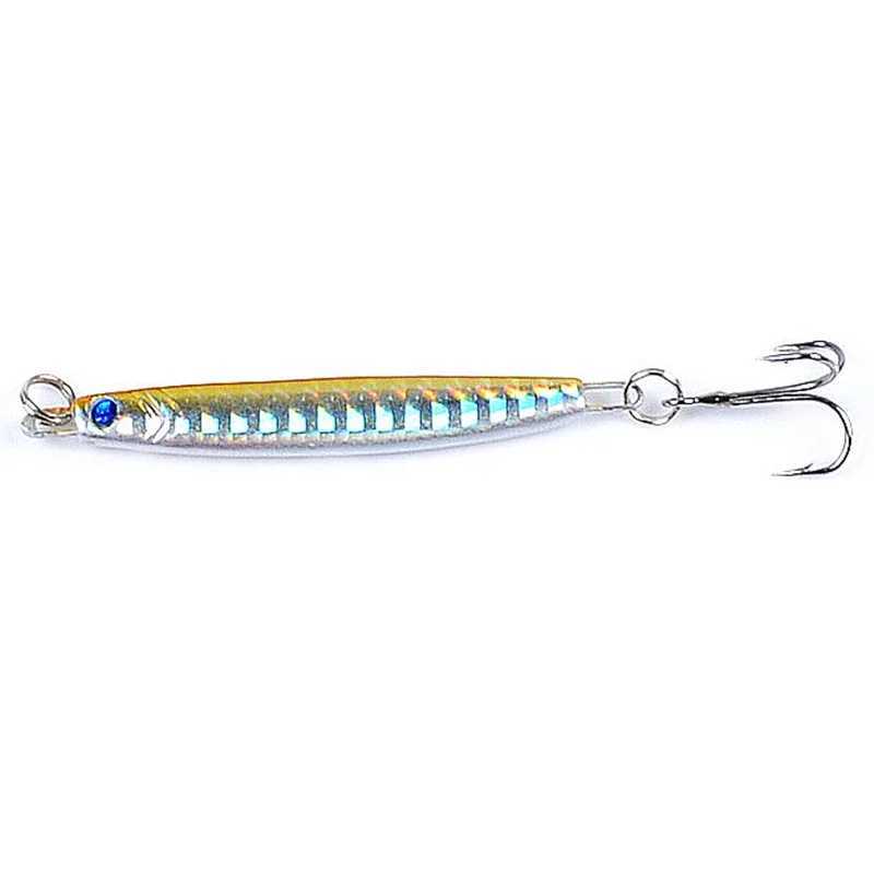 Metal Jig Fishing Lure Trolling Hard Bait Bass Fishing Bait Trout Jigging Saltwater Lures Weights 6.5cm 13.2g Z250411