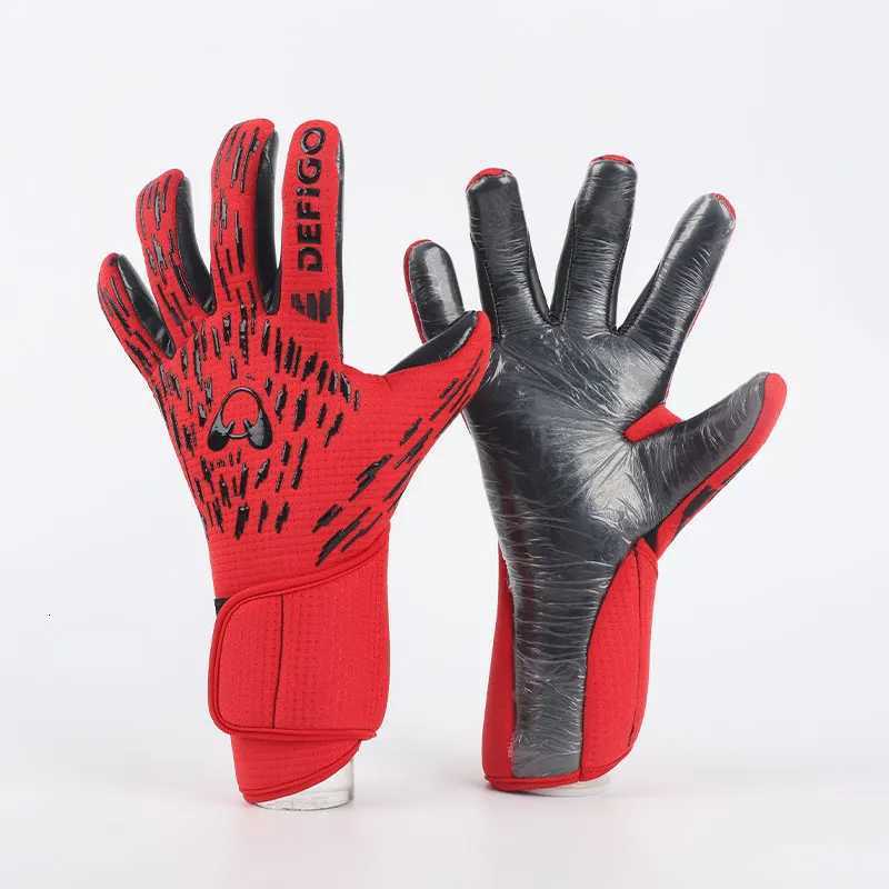 Professional soccer goalkeeper gloves for children adult thick latex protection non-slip finger protection glovesW251112