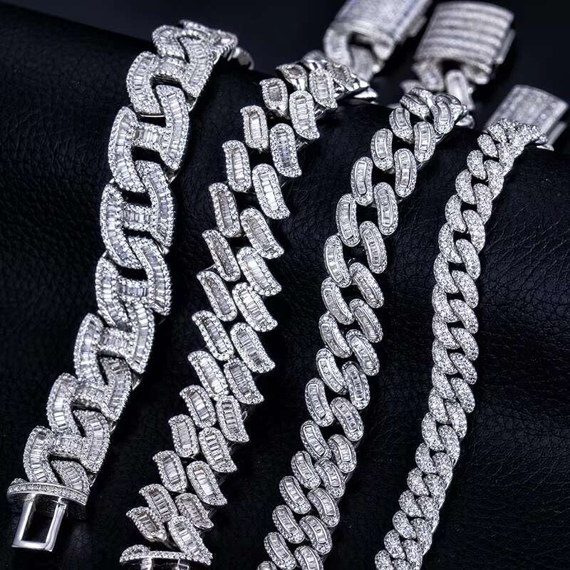 Hiphop Jewelry Necklace Ice Out Moxit Cuban k Chain