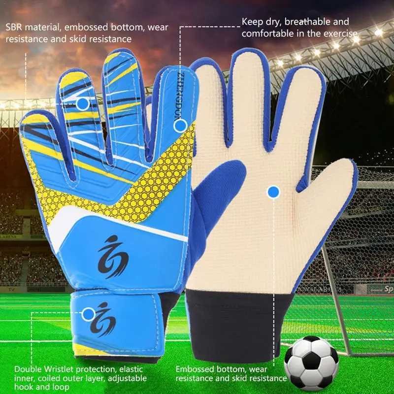 Goalkeeper gloves childrens football goalkeeper gloves childrens football goalkeeper anti slip training gloves breathableXJ250412