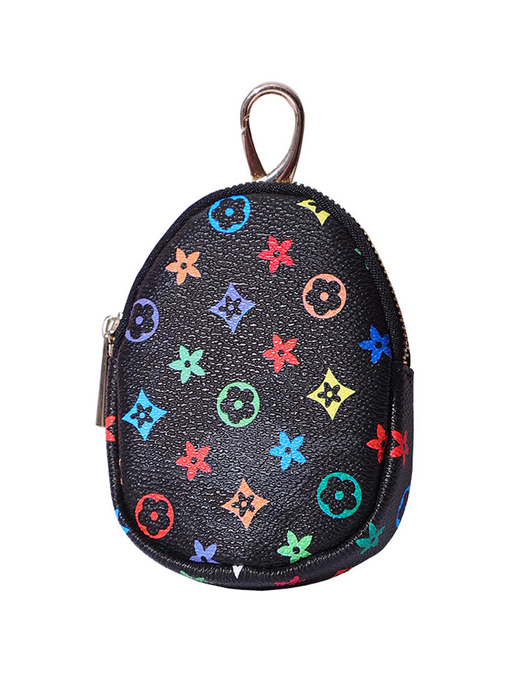 Women's New Mini Compact Multi-Functional Car Key Pouch 2-in-1 Card Holder Coin Purse Storage Bag