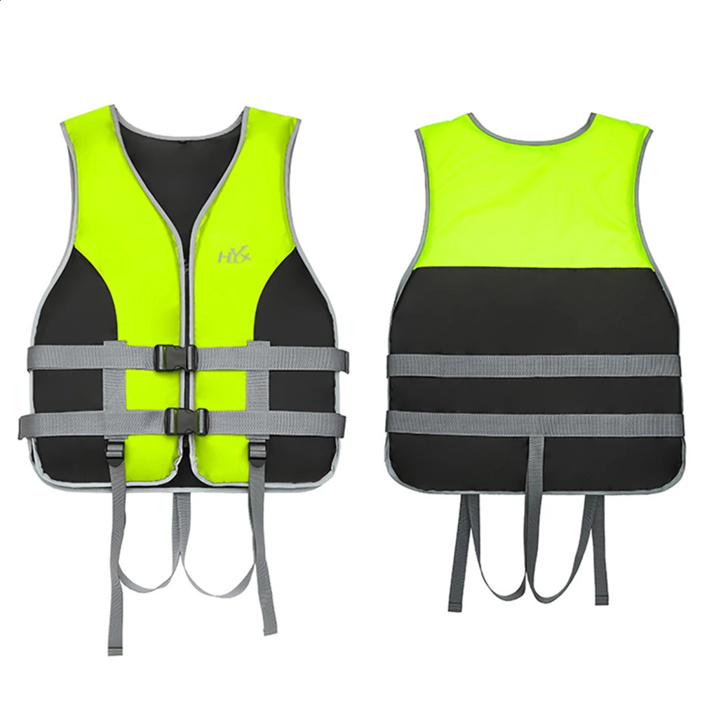 Neoprene Life Jacket for Adult Children Water Sport Buoyancy Jacket Life Vest Swimming Boating Skiing Driving Vest Drift 250411