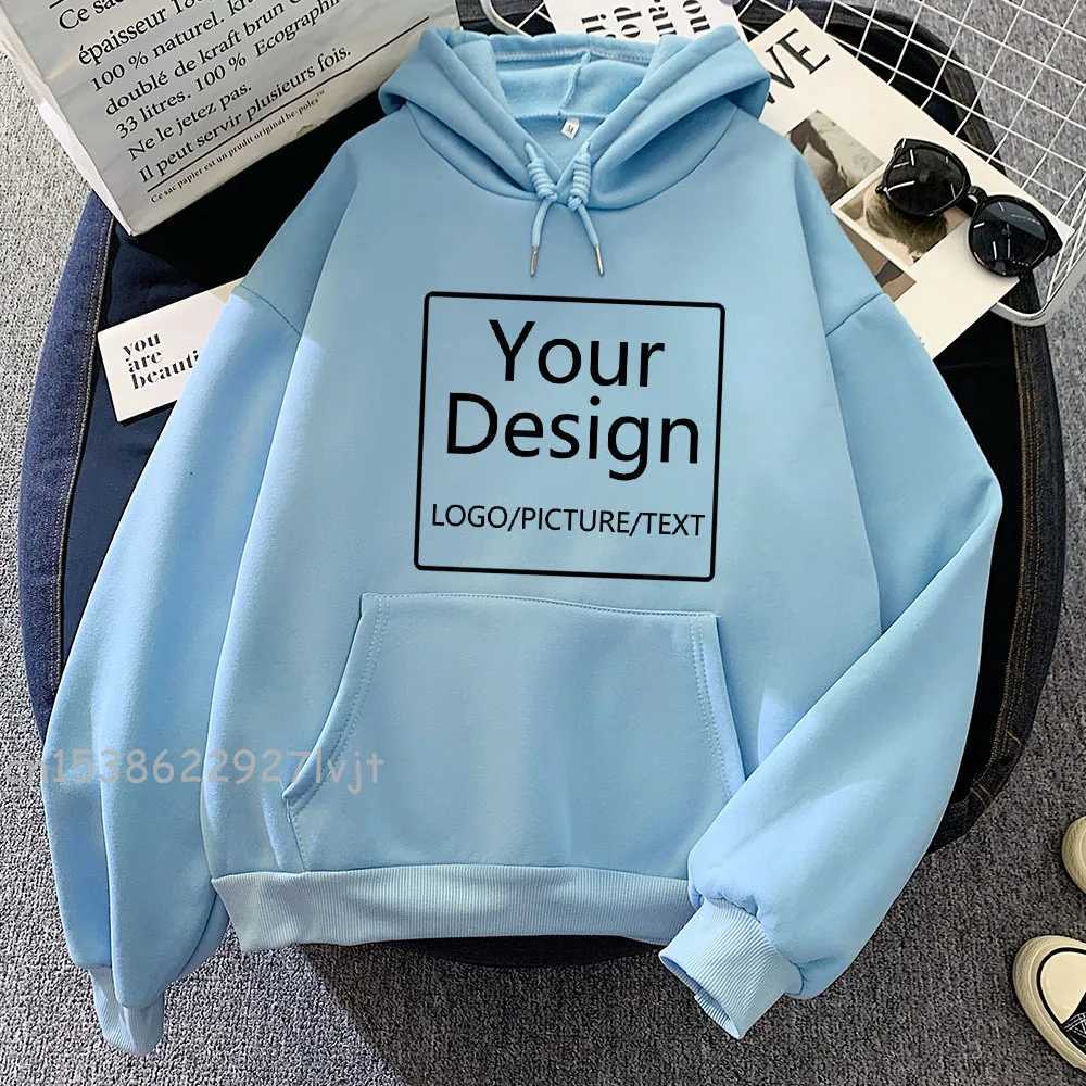 POD customization Customized Printed Diy Text Image Hoodie Womens Customized Hoodie Customized Personalized HoodieT251112