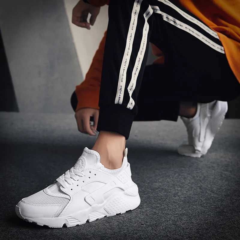Unisex White Sneakers for Men Mesh Sports Trainers Running Shoes Man 2024 Summer M Wen Flat zapatillas para hbre Red Z250411
