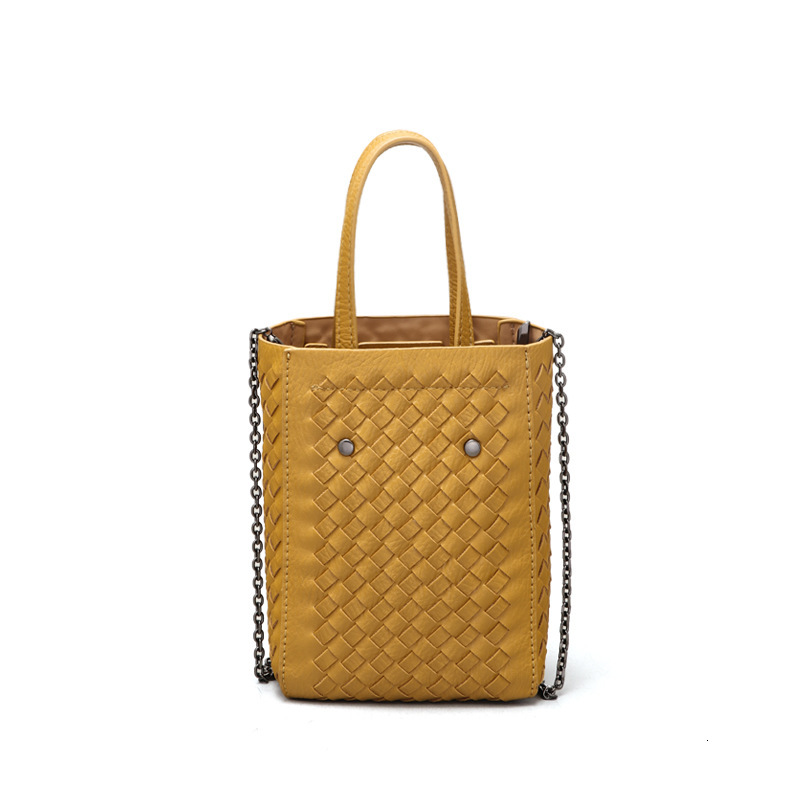 Braided Bag Women's Fashion PU Leather Handbag Niche Designer Shoulder Crossbody Bag