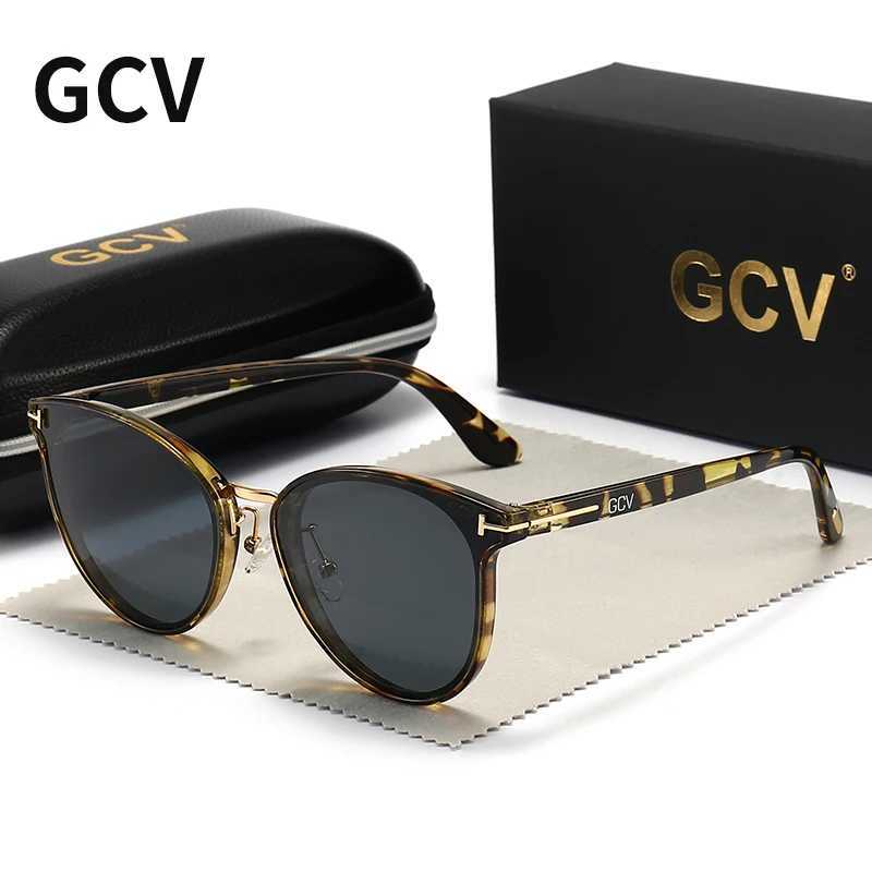 2025 GCV Polarized Lady Sunglasses Cat Eye Fashion Sun Glasses Luxury Woman Female Brand Ultralight Frame Tourism Party Leisu Z250411