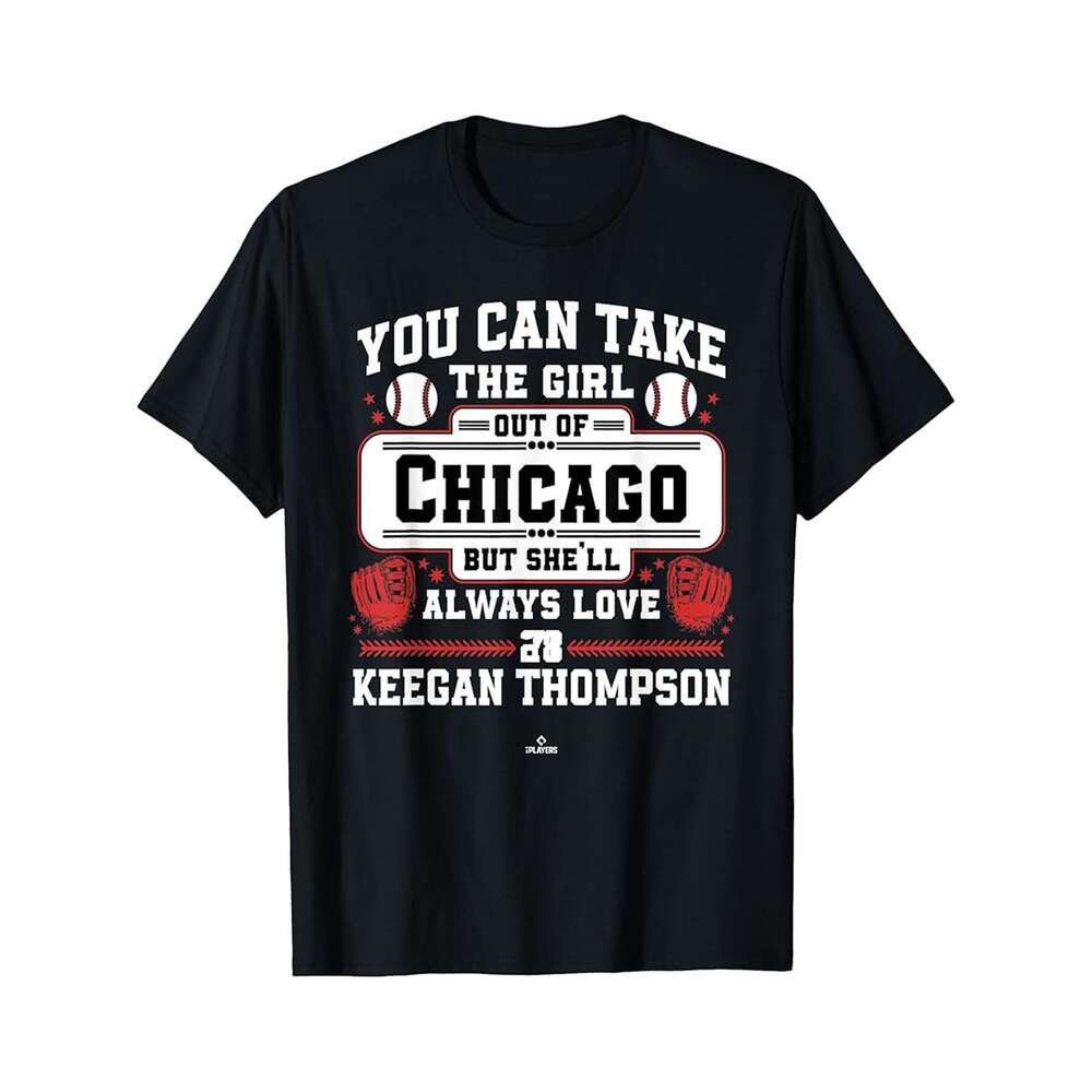 Designer T shirt Shell Always Love Keegan Thompson Chicago Baseball MLBPA - 220g T shits