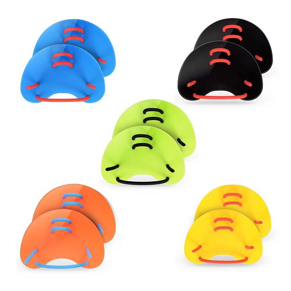 Silicone swimming paddles Girdles lightweight training hand correction portable professional teaching aids accessoriesY250412