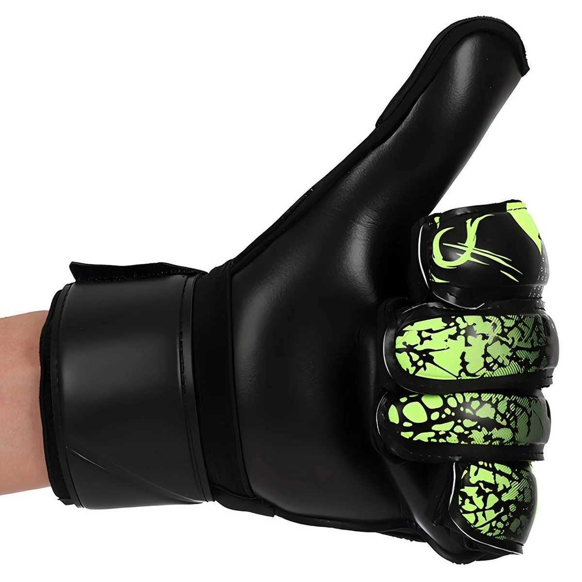 Football goalkeeper gloves suitable for teenagers adults and children professional football gloves strong grip finger protectionXJ250412