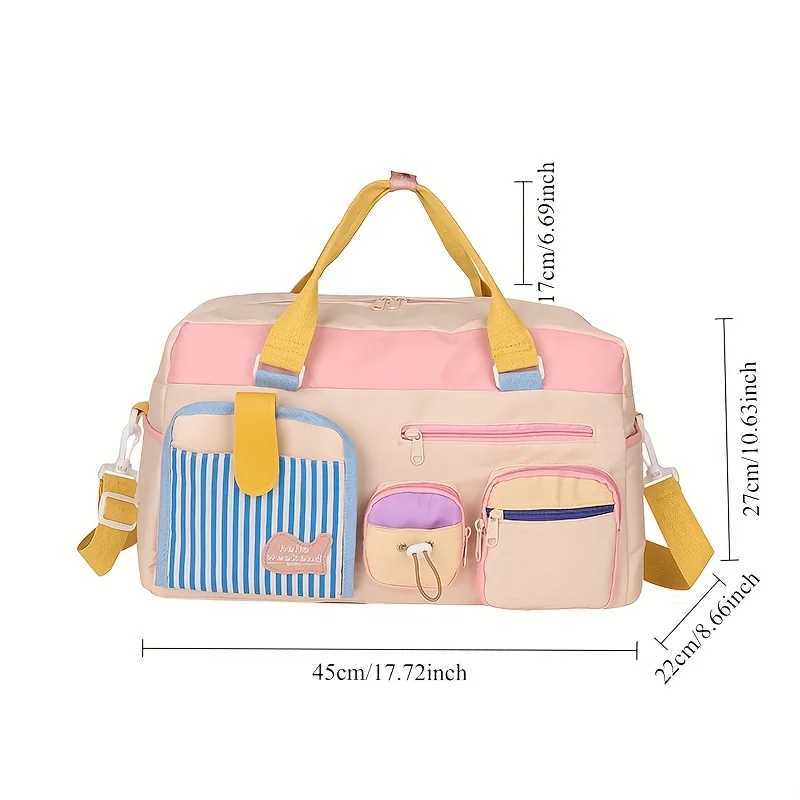 Travel Sports Fitness Bag Womens Multi-functional Portable Shoulder Luggage Bag for Business TripsC250412