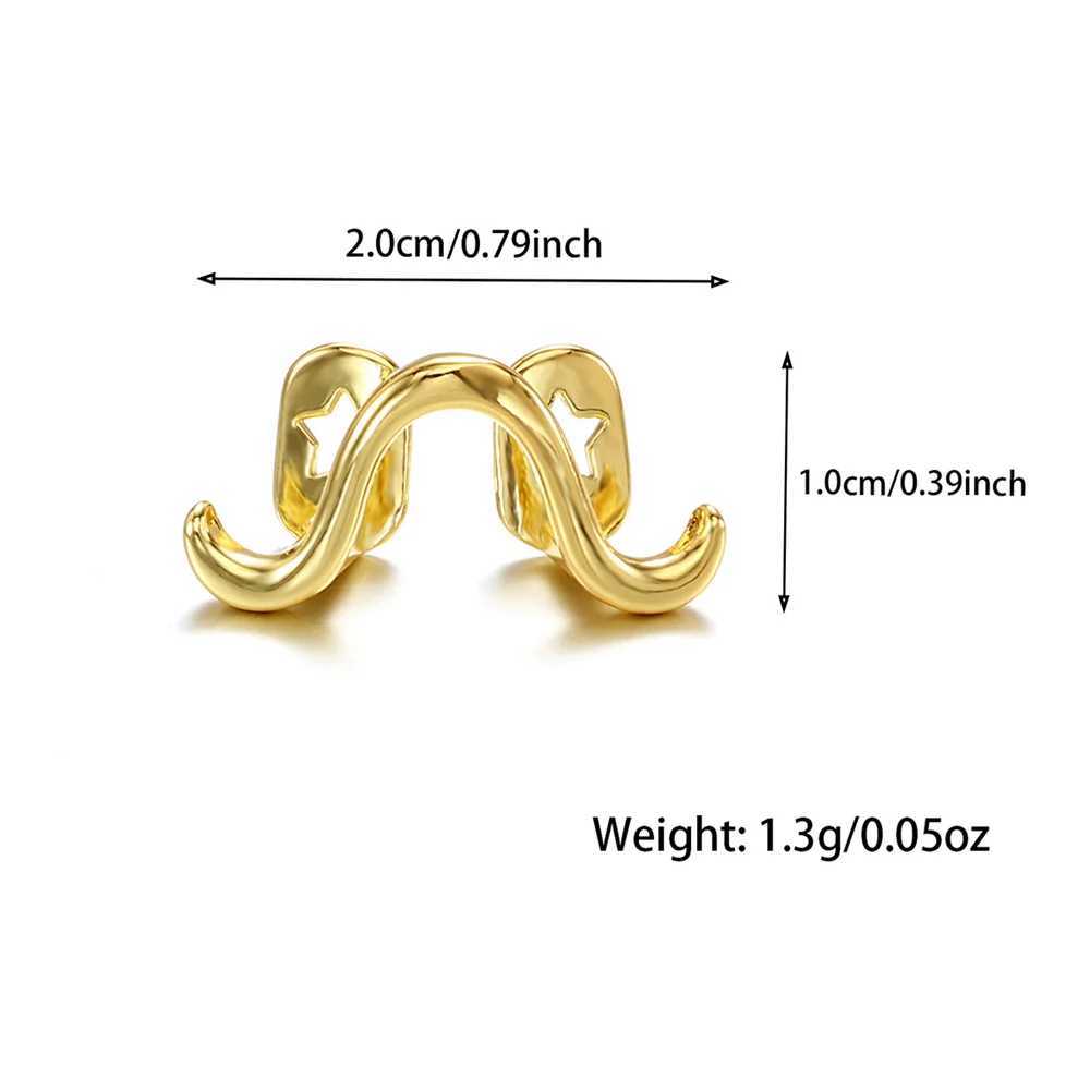 1 piece of single star pattern ice out teeth scrub removable teeth scrub punk teeth cap W250412