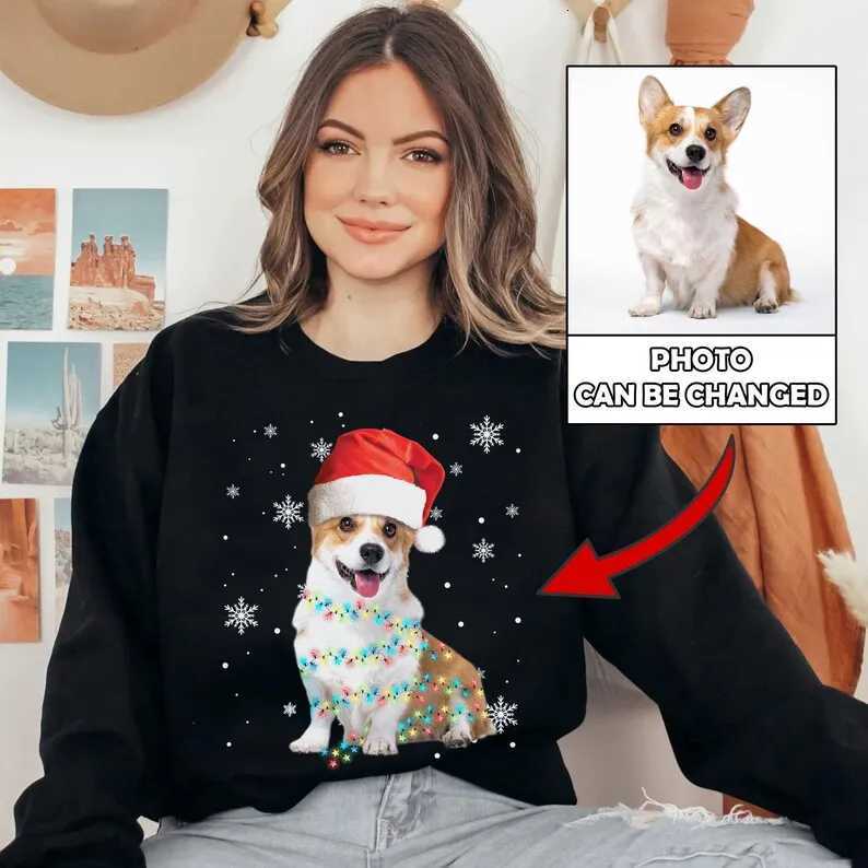 POD customization Custom Dog Cat Photo Ugly Sweatshirt Personalized Custom Pet Photo Ugly Sweater Ugly Sweater Christmas Winter Clothes WomenT251112