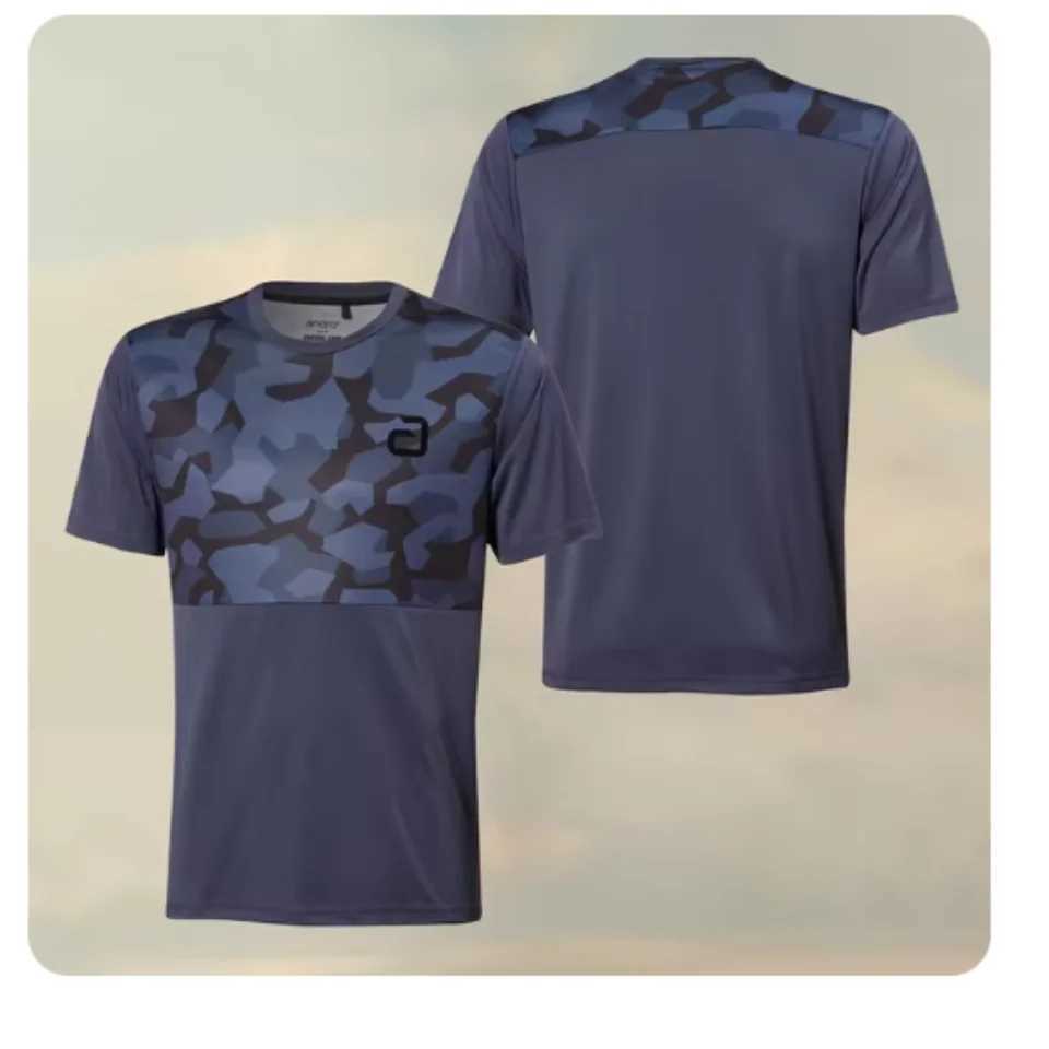 Mens Summer Table Tennis Team Quick Drying T-shirt Premium Ultra Thin Tennis Short Sleeve Mens Fitness SweaterXJ250412