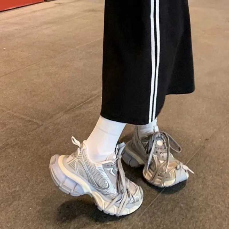 2024 New Fashion Casual Shoes Wens Breathable and Cfortable Outdoor Walking Casual Lace-Up Sneakers Wen Z250411