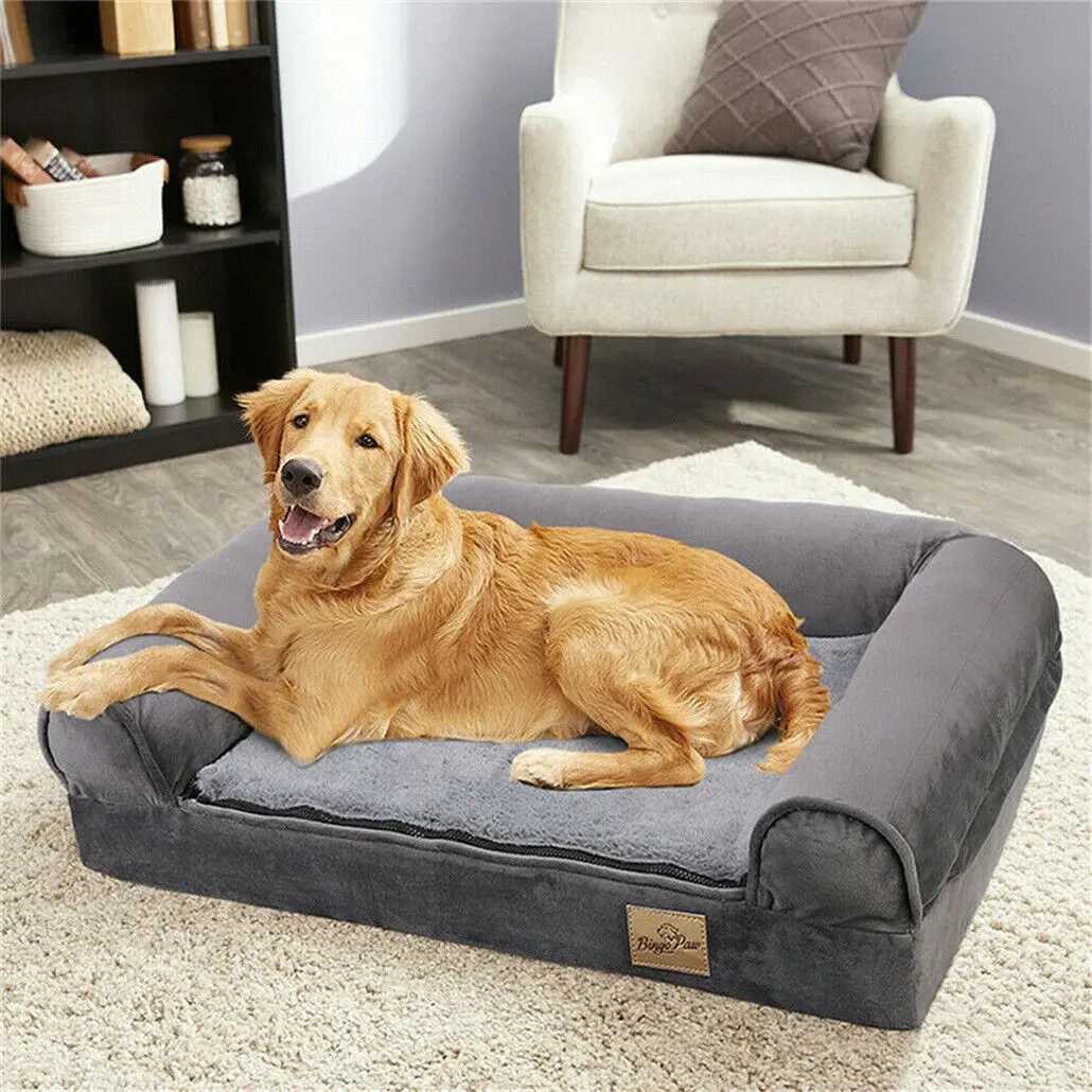 XXL Large Orthopedic Dog Bed Comfortable Pet Dog Bed with Large Washable Lid X250412