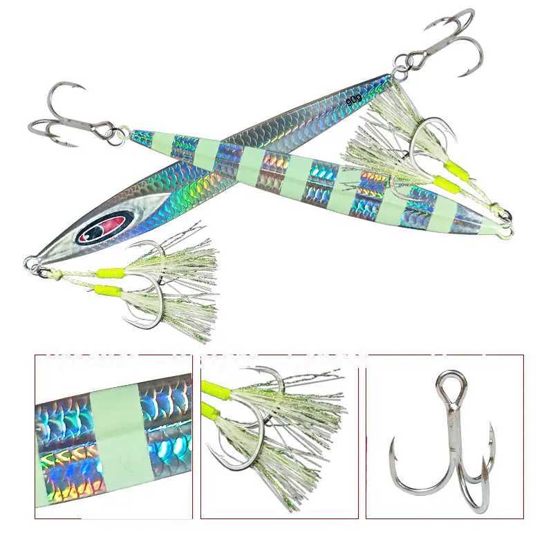 AS Fast JIg Lure Fishing Glow Jig Speed Falling Angler 60g90g120g Boat Sea Fishing Metal Hard Vertical Bait Sinking Pesca Bait Z250411