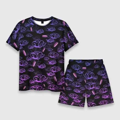 Mens T-shirt and shorts set anime Arcane Jinx 3D printed Tracksuit set plus size sportswear Street TShire two-piece setXJ250412