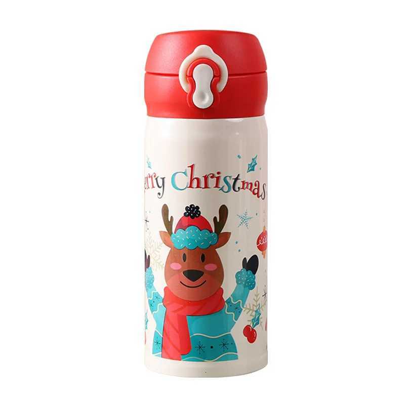Christmas Christmas Insulated Cup Cute Cartoon Reindeer Cup Holiday Gift Y251112