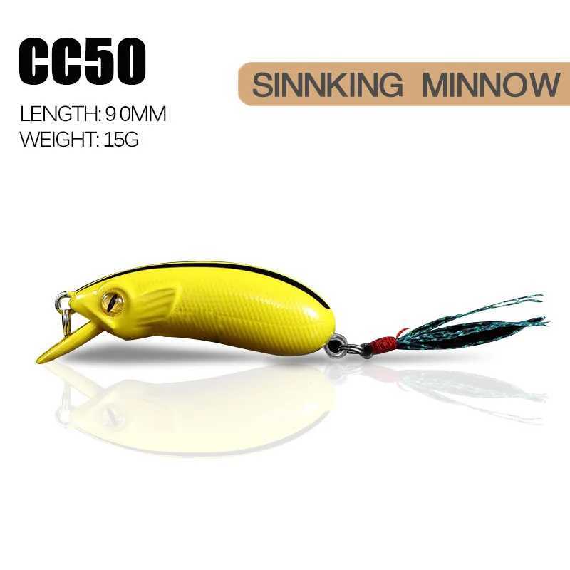 Fishing Bait 3D Eyes Artificial Plastic Bass Grouper Army Fish Hard Fake Bait Fishing Tackle Outdoor Fishing Tools Slow Sinking Z250411
