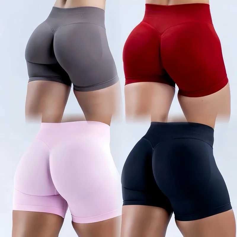 DF Impact Shorts with 4.5-inch Low Waist Seamless Yoga Shorts Twisted Bum Gym Shorts Bicycle Shorts Stretching Fitness Shorts Y250412