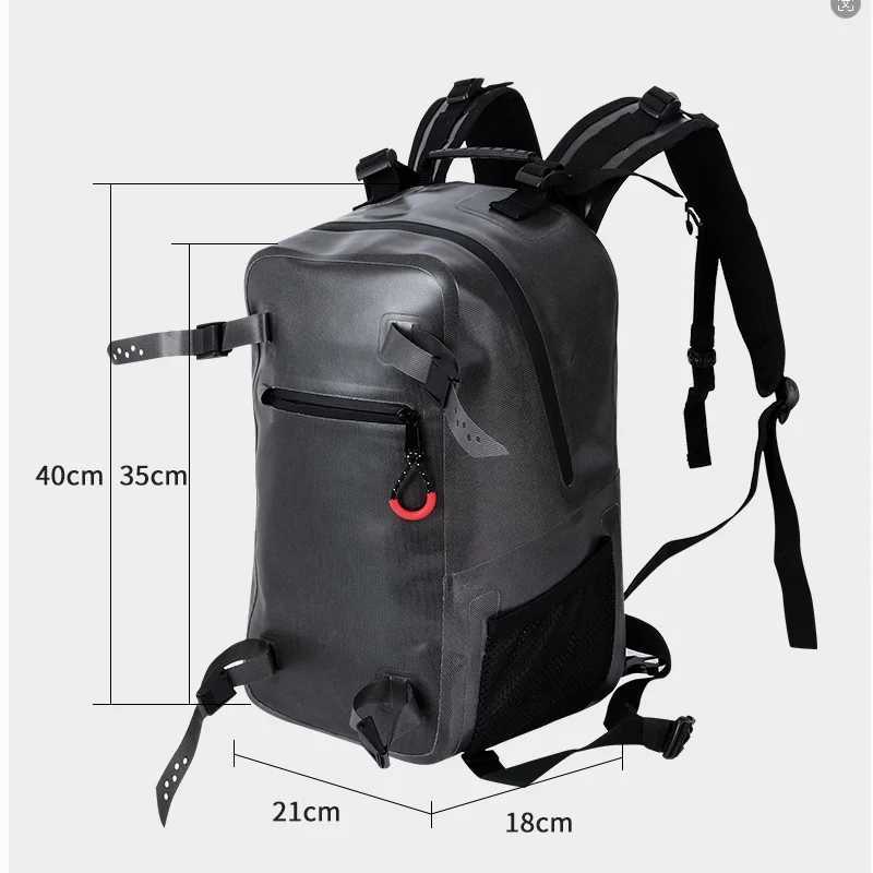 Waterproof Fishing Bag 18L TPU Multifunctional Computer Bag Fishing Backpack 2024 Mountaineering Outdoor Sports Z250411