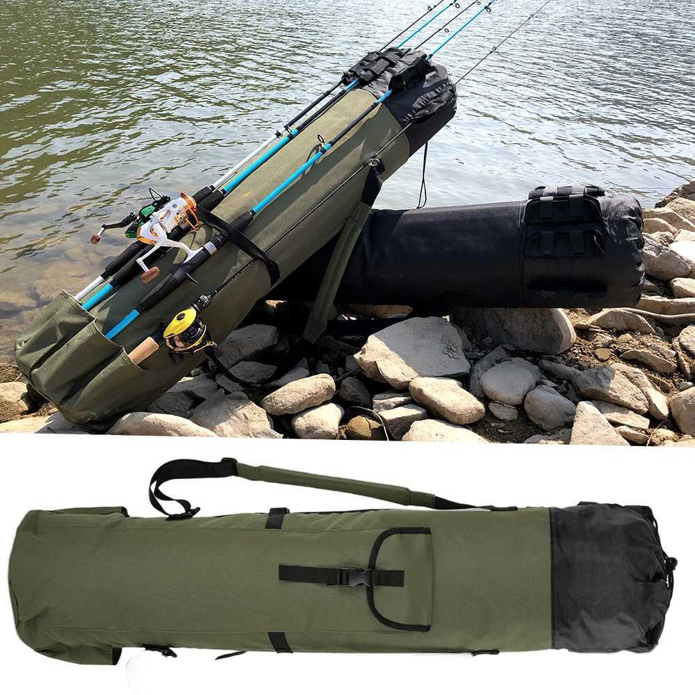 Adjustable Strap Fishing Multifunction Case Fishing Bag Fishing Rod Outdoor Fishing Rod Storage Bags Travel Carry Case Pesca Z250411