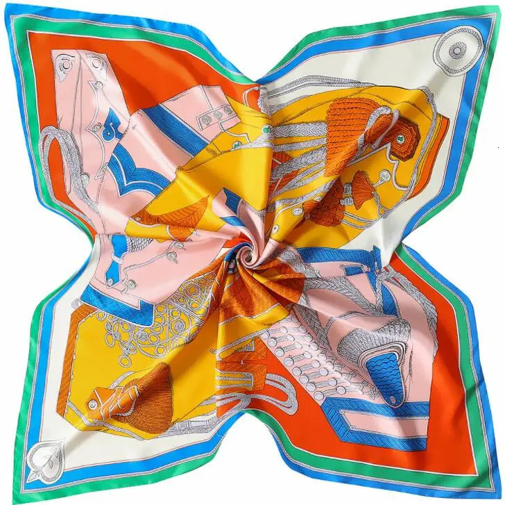 Winter Square Scarf Twill Silk Scarf Women Kerchief Scarves For Ladies Fashion Shawl 251110