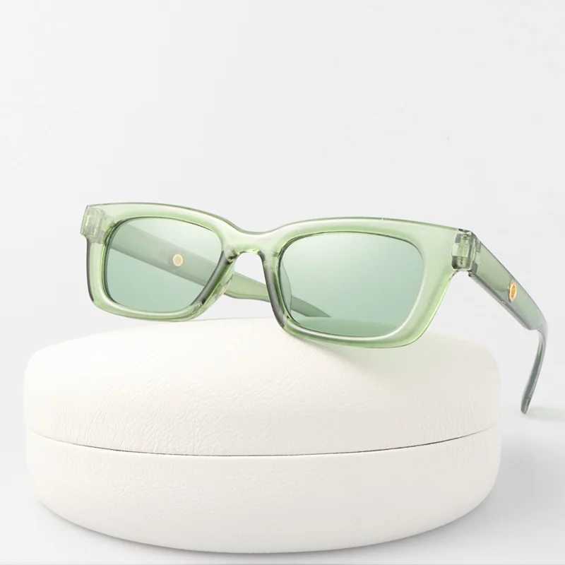 New Square Sunglasses Man Brand Designer Vintage Sun Glasses Male Fashion Multicolor Mirror Small Frame Travel Oculos De Sol Z250411