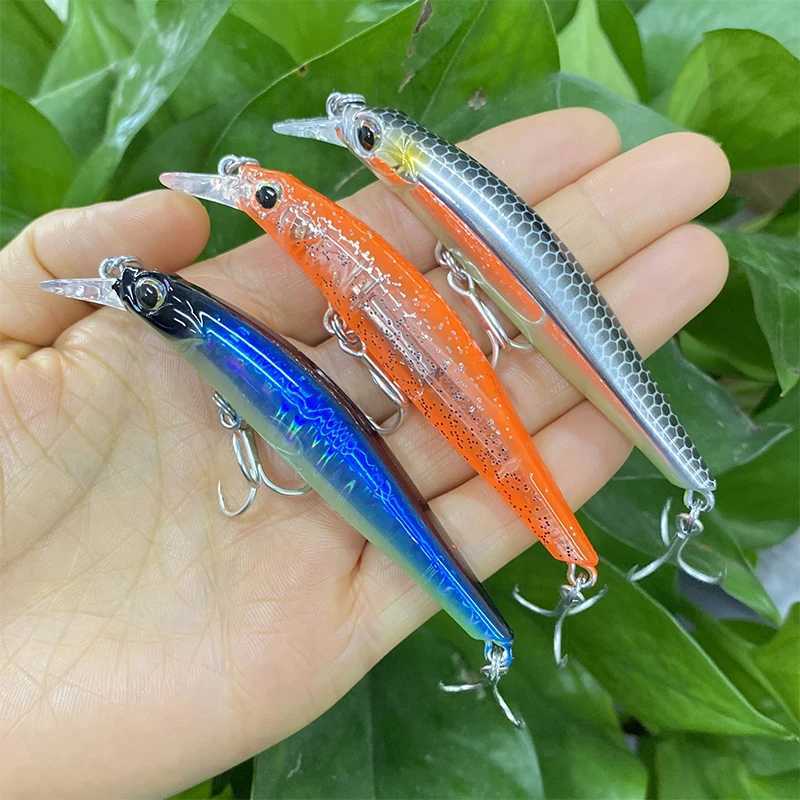 80mm 9.1g Sinking Minnow Japan Fishing Lure Isca Artificial for Pike Trout Swimbait Super Magnet Wobblers Hard Bait 9043 Z250411
