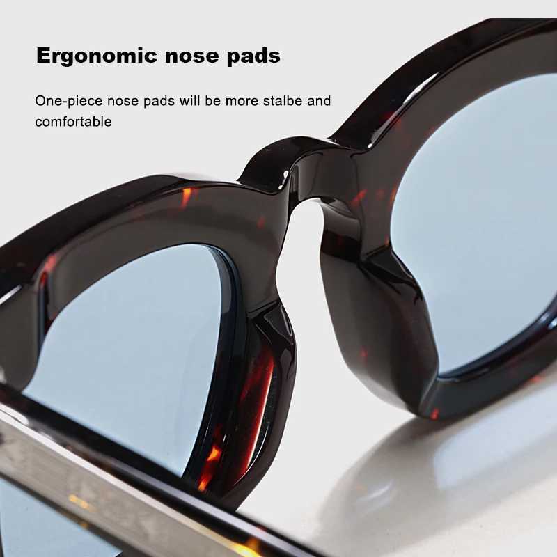 Luxury Brand Original Sunglasses Round Handmade Acetate Top Quality SUN GLASSES for Men Women Fashion Outdoor Protective Eyewear Z250411