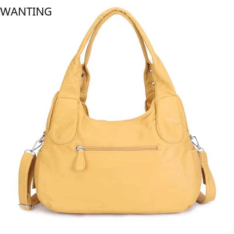 Vintage Big Bags for Women Handbags Top-handle Handbag Fashion Satchel Dumpling Pack Tote Shoulder Bag Hobos Large Purse BolsaW251111